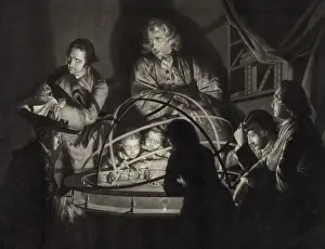 Giving Prints: A philosopher giving a lecture on the Orrery, after Joseph W