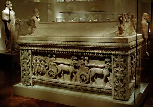 Archaic Prints: Phoenician art. Cyprus. The Amathus sarcophagus