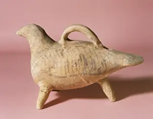Balearic Prints: Phoenician art. Spain. Ibiza. Bird-shaped funerary vessel