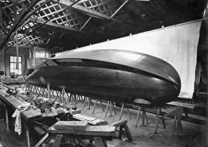 Phoenix P5 Cork hull during construction