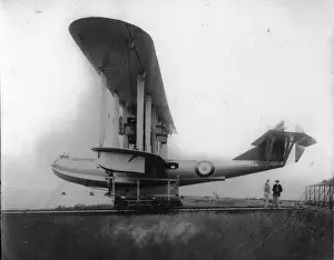 Slipway Prints: Phoenix P5 Cork MkI N86 on the slipway at Brough