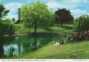 Wellington Gallery: Phoenix Park showing Wellington Monument, Dublin