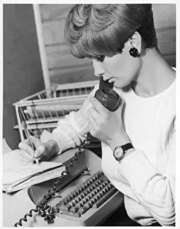 Secretaries Prints: Phone Message