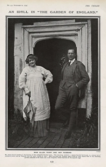 Photo of Ellen Terry and Mr James Carew in the Tatler Photo of Ellen Terry and Mr James Carew in the Tatler