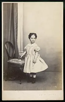 Photo / Girl & Chair 1870S