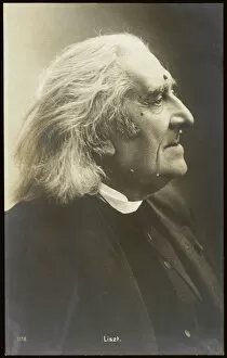 1886 Collection: Photo, Liszt in Old Age