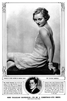 Images Dated 9th October 2017: Photo of Miss Tallulah Bankhead in the Sketch