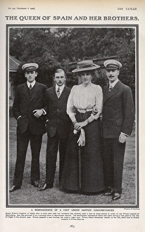 Leopold Gallery: Photo of the Queen of Spain and her brothers, the Tatler