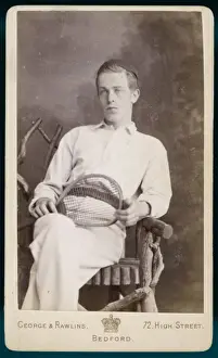 Arrogance Prints: Photo with Racquet