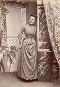 Necked Prints: Photo / Stripe Dress 1880S