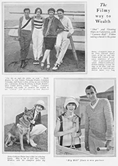 Three photo studies of Hollywood film stars: Buster Three photo studies of Hollywood film stars: Buster
