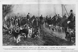 Images Dated 5th September 2017: Photo of the Whaddon Chase Fozhounds at Adstock Folly