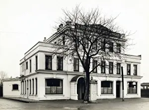 Prints of Photograph of Albany PH, Twickenham, Greater London. The main side of the print (shown here) depicts: Left Face on view of the pub The National Brewery Centre Archives Prints: Photograph of Albany PH, Twickenham, Greater London