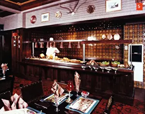 Prints of Photograph of Artichoke PH, Brentwood, Essex. The main side of the print (shown here) depicts: Colour interior Carvery of the pub The National Brewery Centre Archives Prints: Photograph of Artichoke PH, Brentwood, Essex