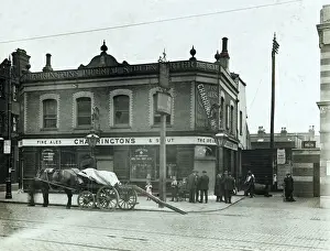 Prints of Photograph of Bell PH, Leytonstone, London. The main side of the print (shown here) depicts: Old Pub Right Face on view. The back of the print (available on request) details: Trading Record 1933 The National Brewery Centre Archives Prints: Photograph of Bell PH, Leytonstone, London