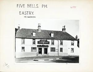 Five Prints: Photograph of Five Bells PH, Eastry, Kent