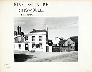 Five Prints: Photograph of Five Bells PH, Ringwould, Kent
