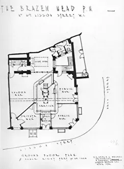 The National Brewery Centre Archives Gallery: Photograph of Brazen Head PH, Marylebone, London