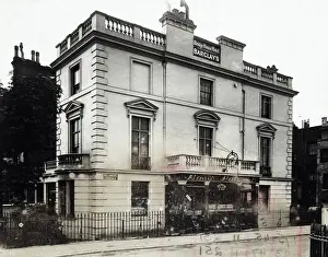 Prints of Photograph of Bridge House Hotel, Paddington, London. The main side of the print (shown here) depicts: Left Face on view of the pub The National Brewery Centre Archives Prints: Photograph of Bridge House Hotel, Paddington, London