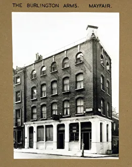 Mayfair Prints: Photograph of Burlington Arms, Mayfair, London