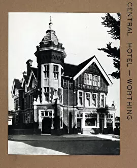 Photograph of Central Hotel, Worthing, Sussex