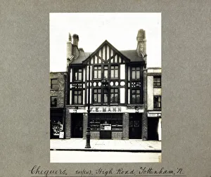 Chequers Prints: Photograph of Chequers PH, Tottenham, London