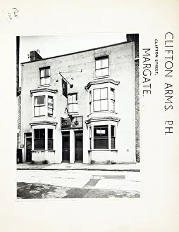 Clifton Prints: Photograph of Clifton Arms, Margate, Essex