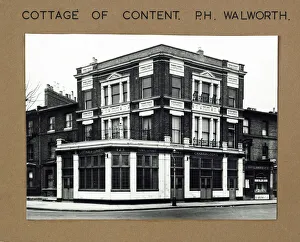 Walworth Prints: Photograph of Cottage of Content PH, Walworth, London