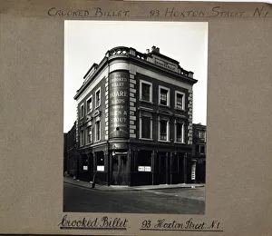 Hoxton Prints: Photograph of Crooked Billet PH, Hoxton, London