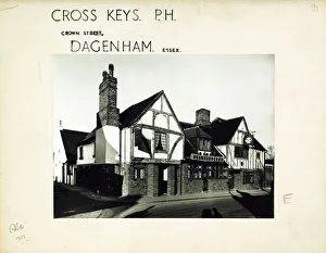 Keys Prints: Photograph of Cross Keys PH, Dagenham (New), Essex