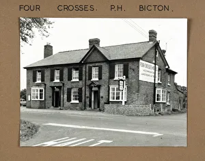 Four Prints: Photograph of Four Crosses PH, Bicton, Shropshire