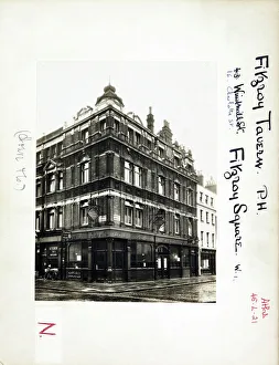 Tavern Prints: Photograph of Fitzroy Tavern, Fitzrovia, London