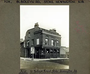 Newington Prints: Photograph of Fox PH, Stoke Newington, London