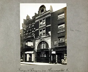 Houndsditch Prints: Photograph of George & Dragon PH, Houndsditch (Old), London