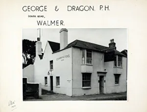 Walmer Prints: Photograph of George & Dragon PH, Walmer, Kent