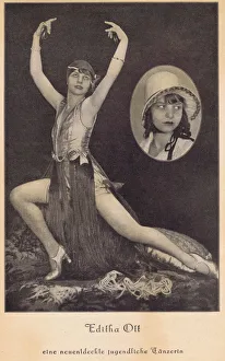 Images Dated 13th June 2019: A photograph of the German dancer Editha Ott, Germany, 1931