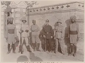 1861 Prints: Photograph of German and Indian troops, China