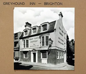 Greyhound Prints: Photograph of Greyhound Inn, Brighton, Sussex