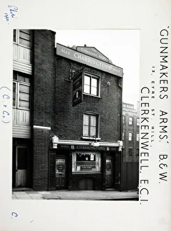 1960 Prints: Photograph of Gunmakers Arms, Clerkenwell, London