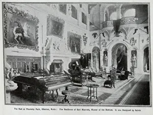 Willoughby Prints: Photograph of the Hall, interior