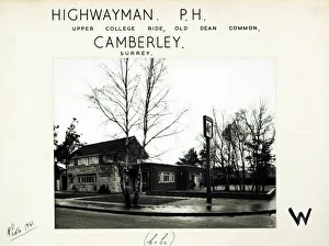 1961 Prints: Photograph of Highwayman PH, Camberley, Surrey
