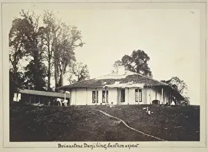Photograph of Hodgsons bungalow in Darjeeling, c. 1850