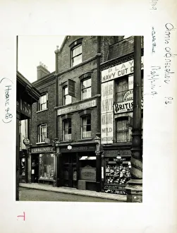Horseshoe Prints: Photograph of Horns & Horseshoe PH, Wapping, London