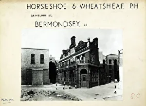 Horseshoe Prints: Photograph of Horseshoe & Wheatsheaf PH, Bermondsey, London