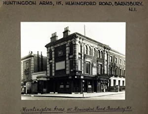 Huntingdon Prints: Photograph of Huntingdon Arms, Barnsbury, London