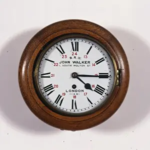 Numerals Prints: Photograph of a John Walker Clock