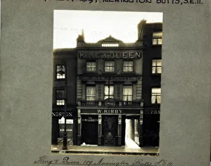 Newington Prints: Photograph of King and Queen PH, Newington, London
