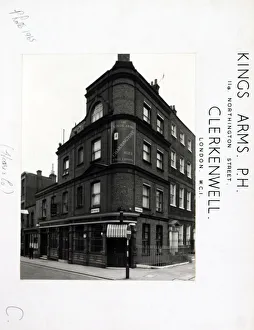 Clerkenwell Prints: Photograph of Kings Arms, Clerkenwell, London