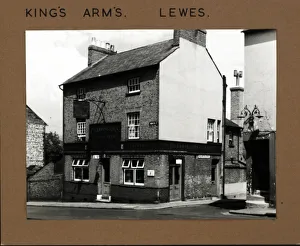 Lewes Prints: Photograph of Kings Arms, Lewes, Sussex