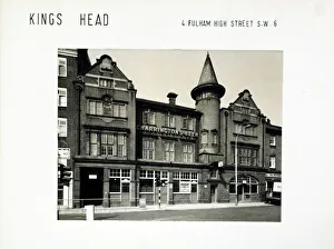 1968 Prints: Photograph of Kings Head PH, Fulham, London